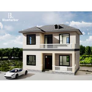 Modern Light Gauge Steel Prefabricated Residential Houses For Residence