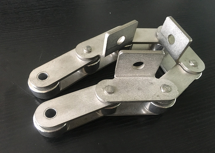 Customized Size Conveyor Belt Accessories 1/2 " Pitch Roller Width 5/16 " With Baffle