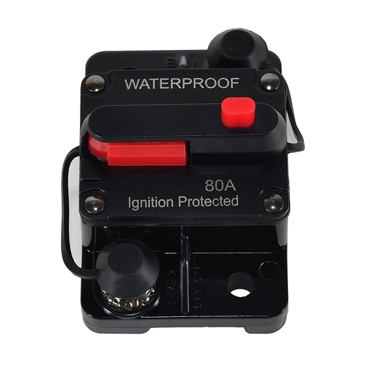 Quality Thermoset Plastic Automotive Circuit Breakers / Hi Amp Breakers 80A for sale
