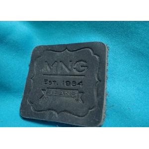 OEM Jeans Leather Label Custom Printed Embossed Leather Patch