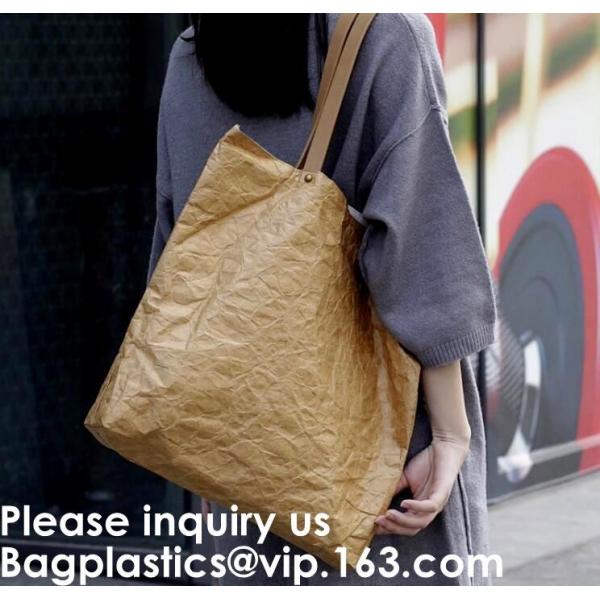Eco Friendly Reusable Waterproof Tyvek Passport Holder Packing Cubes Toiletry kit Backpack Tote Bag Travel Accessories