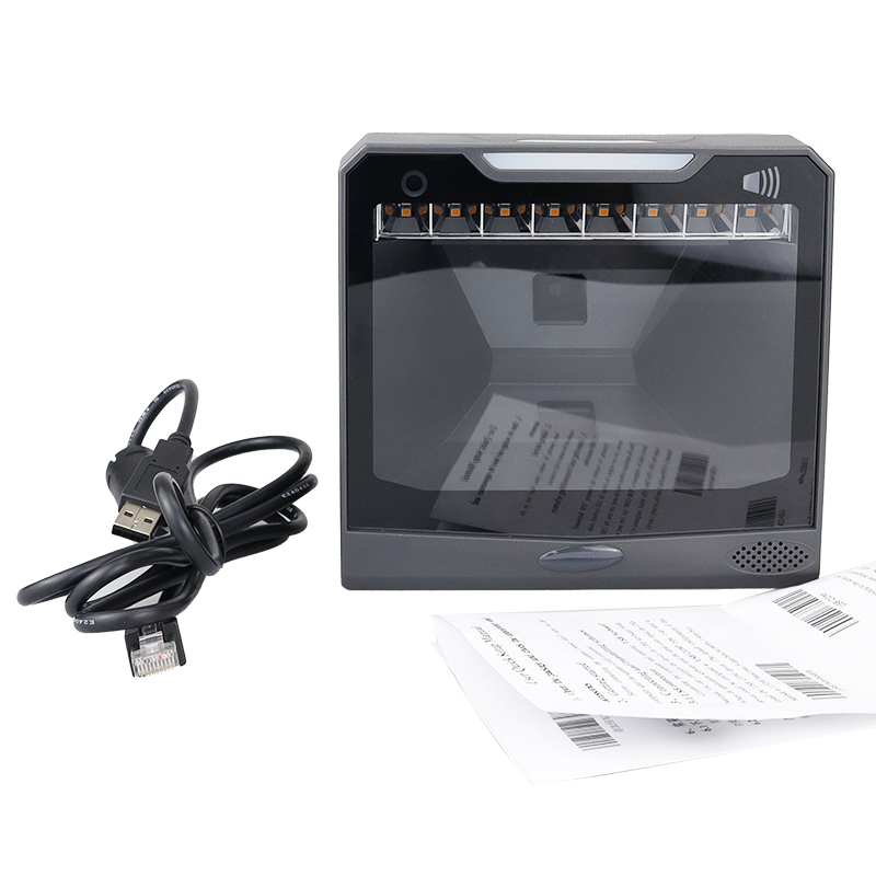 Auto Sense POS Barcode Scanner Handsfree Table Top Barcode Scanner