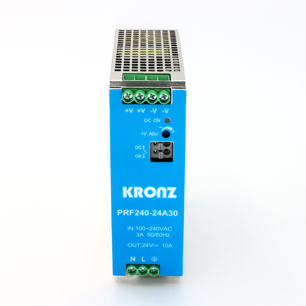 Quality 240W AC/DC Industrial Power Supplies Active PFC Rail Mounted for sale