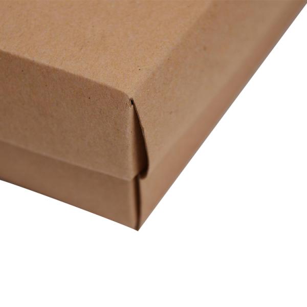 Clear PVC Front Window Cardboard Paper Corrugated Kraft Packing Box with Custom Logo