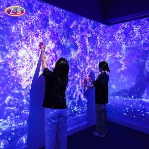 1080P Wall Floor Interactive Hologram Display Interactive Holographic Projection