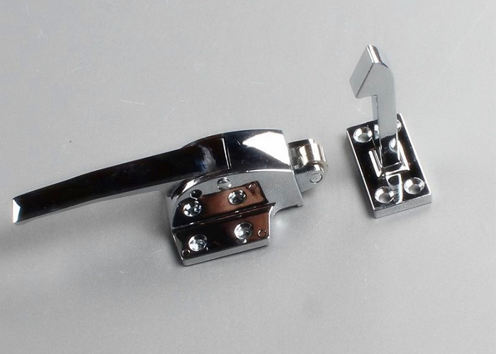 Industrial Refrigerator Door Handle 1050S Plain Surface Mount Latch 5" Zamac