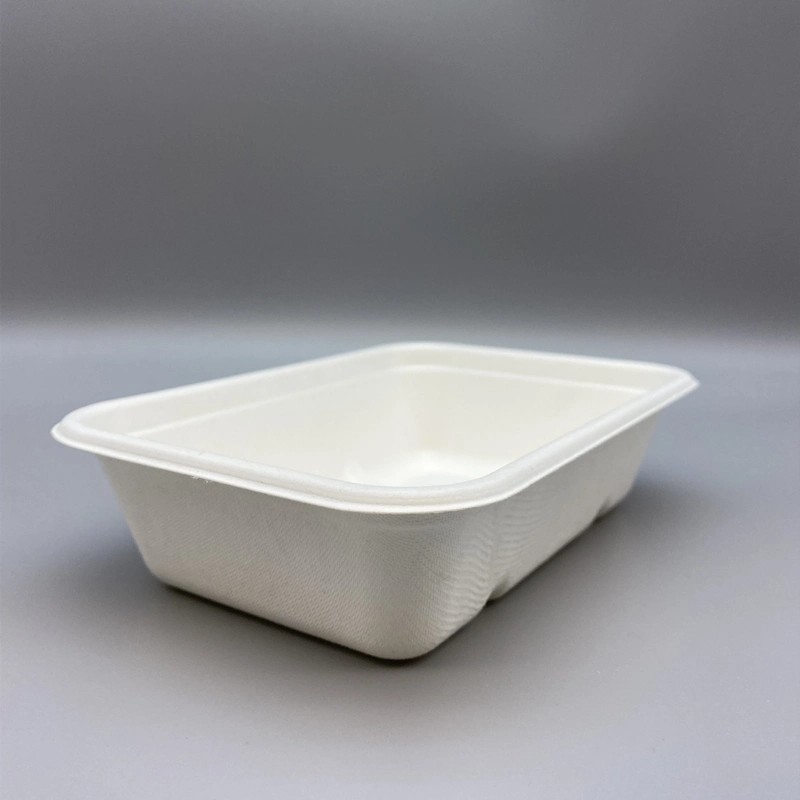 Quality Harmless Sustainable Sugarcane Bagasse Box Take Out Containers Kitchenware Dinnerware for sale