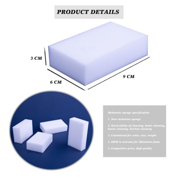 Custom Melamine Magic Sponge Eraser for Kitchen Cleaning