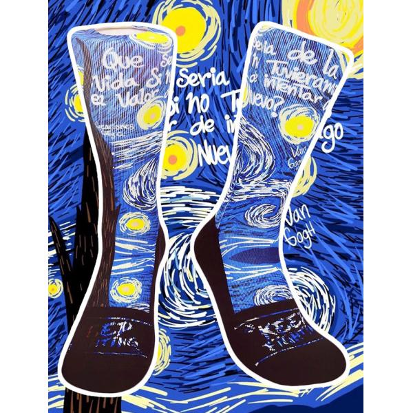 Blank Polyester Sublimation Printed Socks Digital Printed Socks Custom