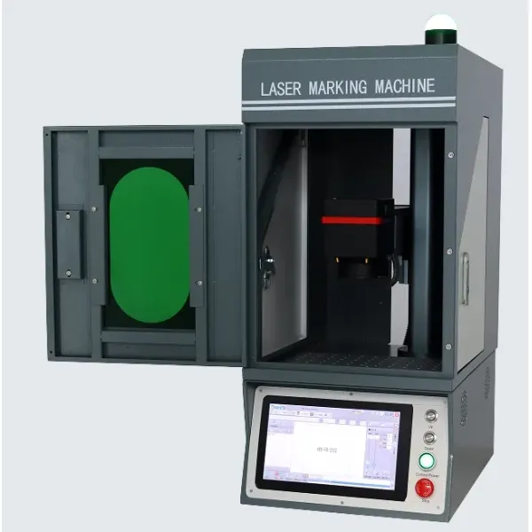 1064nm 20W Fiber Laser Engraving Machine With Lift Table Automatic Lifter