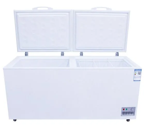 Auto Defrost Flat Top Display Freezer Horizontal Display Chest Freezer