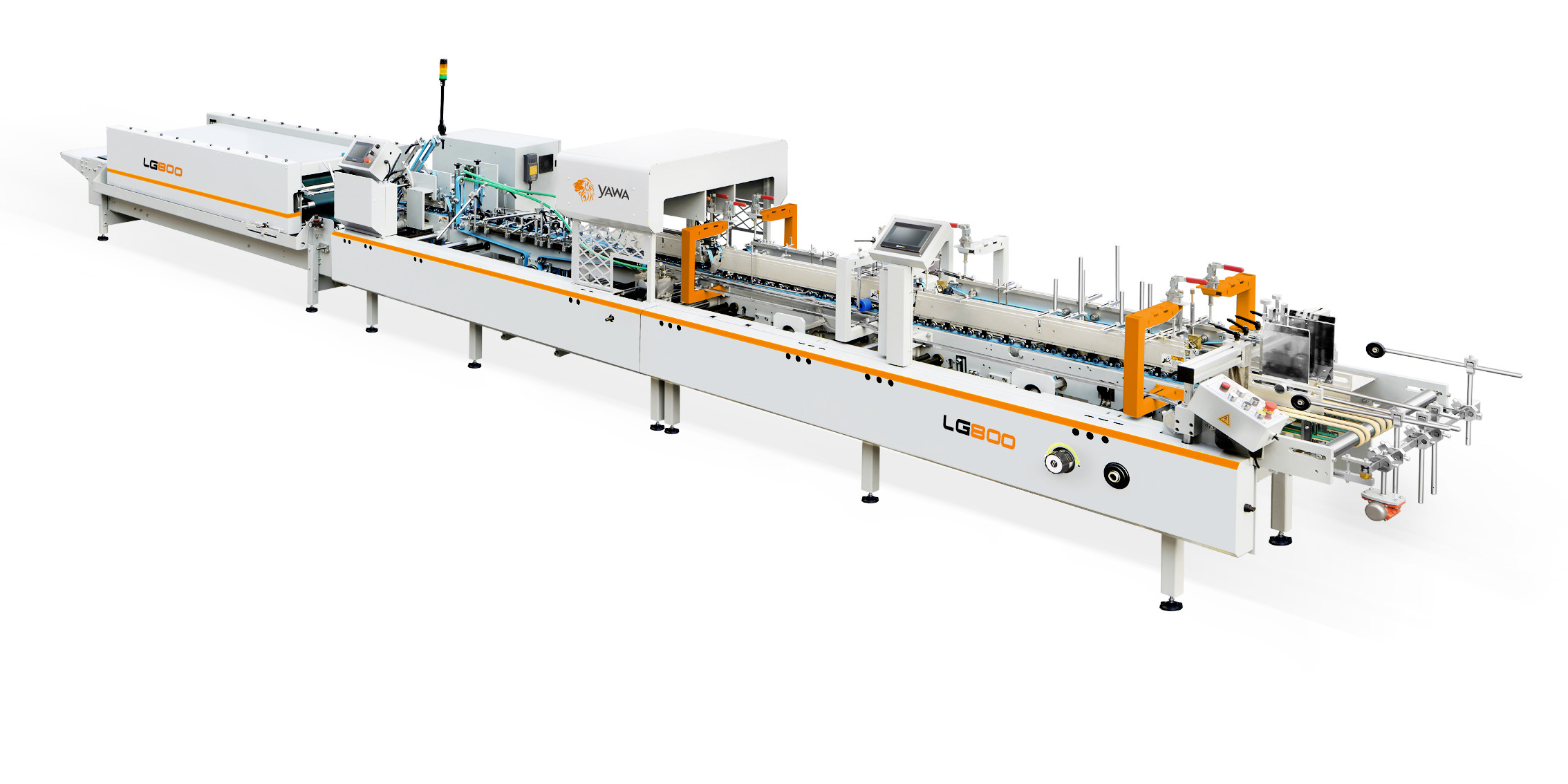 China 6 Coners Paper Box Carton Folding Gluing Machine 5000s/H on sale
