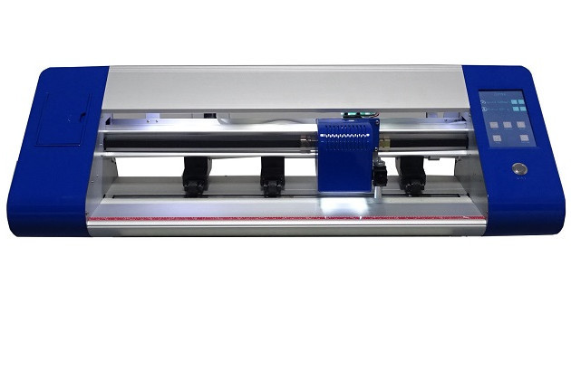 Quality Blue 450mm Auto Contour 18 Inch Mini Vinyl Cutting Plotter for sale