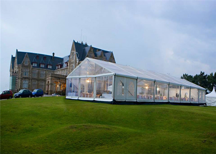 Portable Tent House Large Transparent Event Tent Weather Proof Fabric Marquee