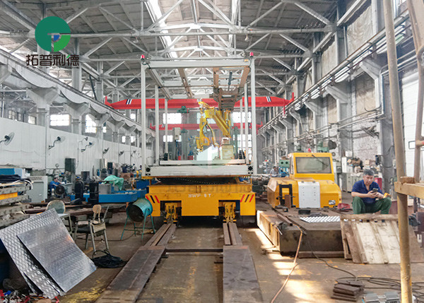 Factory direct workshop cable powered trackless transfer trolley