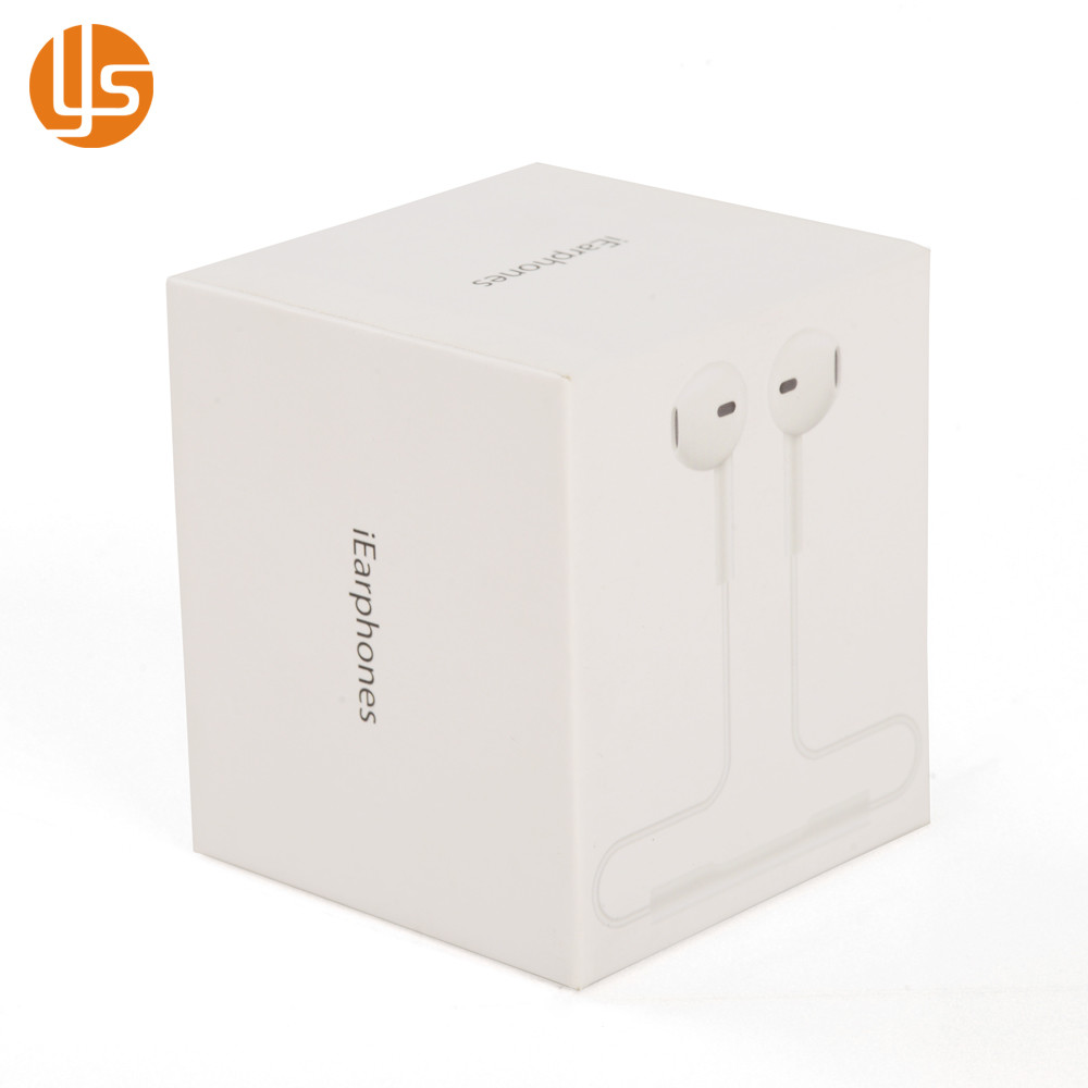 Quality Custom Design Small Paper Earpod Earphone Packaging Box With Logo for sale