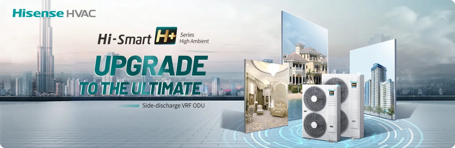 Hisense Hi-Smart H+ Series Air Conditioner - Front View