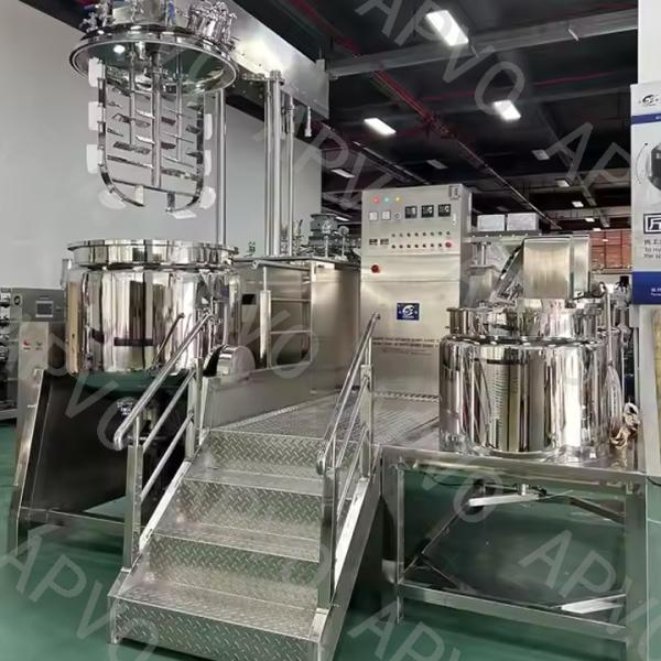 Toothpaste Mixing tank Vacuum Emulsifying Mixer Laboratory Vacuum Emulsifying Homogenizer
