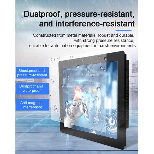 21.5 inch IP65 Waterproof Industrial Embedded Display Touch Screen Capacitive Resistance Mini PC Fanless HD LCD Screen