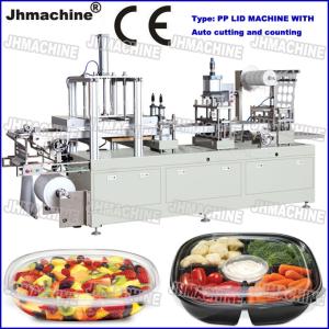 Automatic PP sheet lid Making Machine Within Auto Cutting and Stacking System