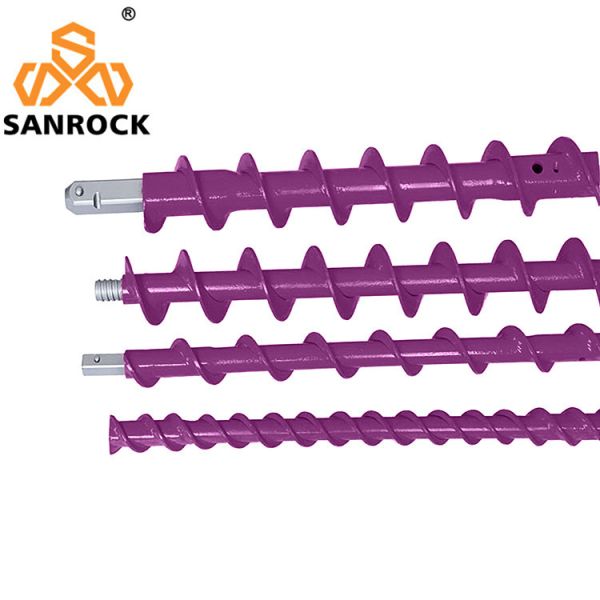 Spiral DTH Drill Rod Coal Seam Drilling Threaded Drill Rod Twist Drill Pipe for Sale