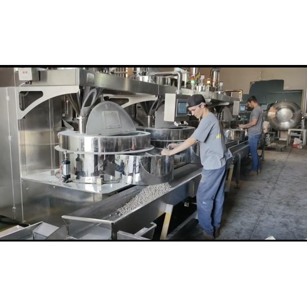 Customer installation of peanut coating machine 2