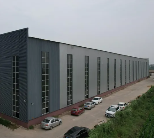 Q235B Q355B Floor Area Multi Span Steel Buildings Factory Expansion Space
