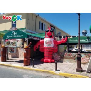 Quality Red Animal Giant Lobster Inflatable Model With 2 Years Warranty for sale