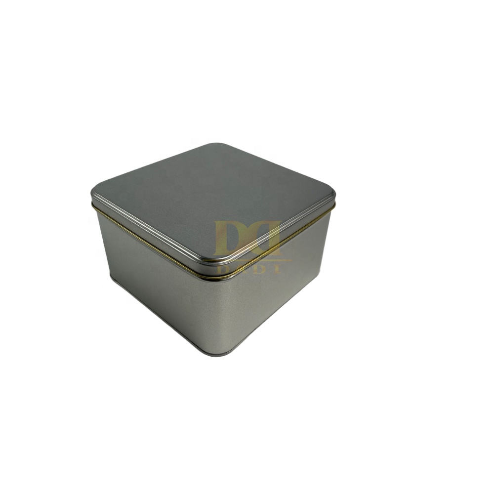 DADI Retro Comic Printed Candy Tin Box Customized Square Tin Container Recyclable