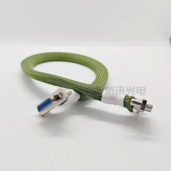 Rectangular Connector J30j-21tjl-300-21tjl Dual Head Wire Harness Customized 21 Pin Aviation Plug.