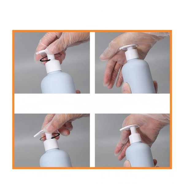 Plastic Lotion Pump with Left Right Lock and External Pump Core Packed in Cartons for Cosmetic Packaging