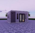 Foldable Aluminum Capsule House Container Temporary Accommodation
