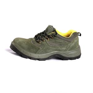 Quality Unisex PU Injection Safety Shoe Steel Toe Cap Slip Abrasion Resistance Comfortable EVA Insole for sale