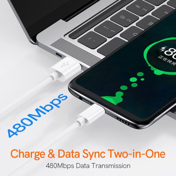 PVC 20AWG USB Type C To USB Type A Cable Data Sync