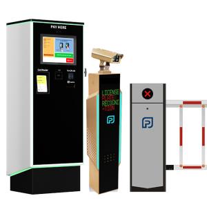 Banknotes Parking Kiosk Machine LPR Pay Machine Parking System
