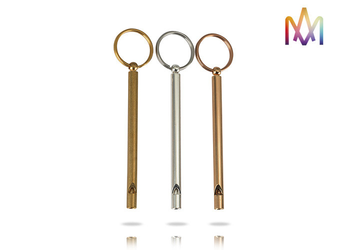 Quality 17g Brass Creative Whistle Custom Shaped Keychains for sale
