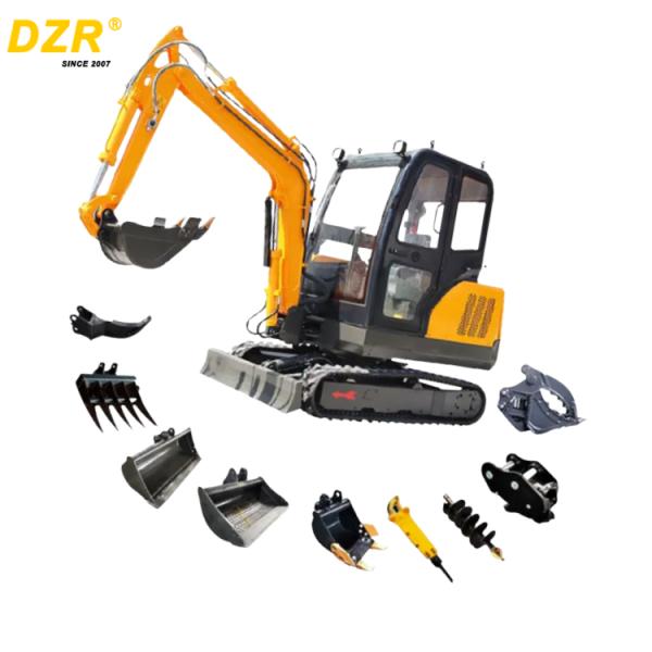 High Efficiency Color Customized Excavator Attachment Suitable 2ton Excavator for sale