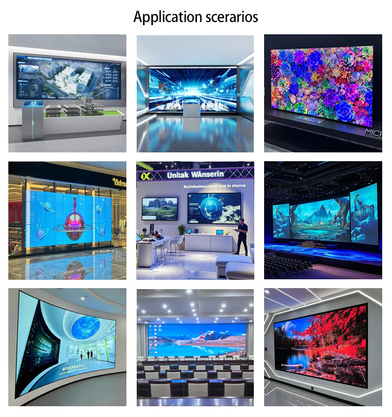 P0.62-1.875mm COB LED Display Indoor 3840Hz Refresh Rate 178° Viewing Angle