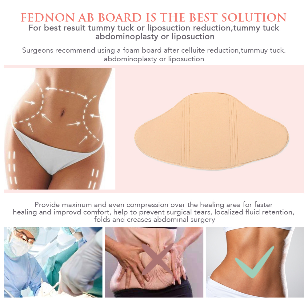 Flattening Faja Abdomen Compression Board for Women's Belly Control and Medium Control