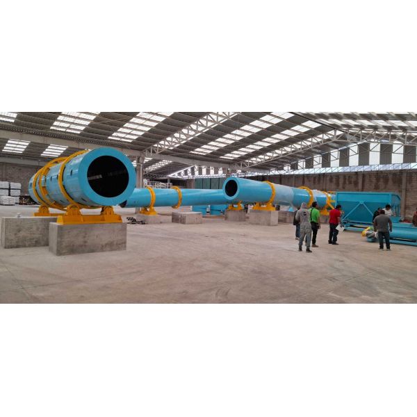 Customized 20%-48% NPK Drum Granulation Line for Spherical (1-3mm) Fertilizer