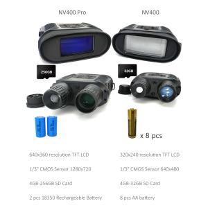 NV400PRO Widescreen Digital Night Vision Infrared Binoculars With Zoom 5X31mm