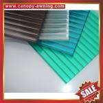 excellent mutil walls four layers PC sheet,multiwall PC sheet,hollow polycarbona