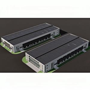 Long Span Lightweight Steel Frame Metal Buildings Enhanced Thermal Insulation