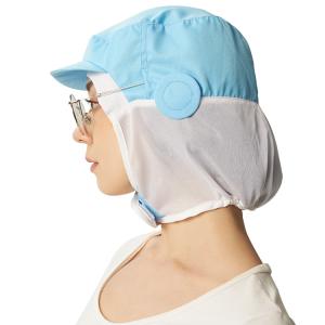 Unisex Food Processing Workshop Hat Mesh Breathable Dustproof Food Industry Cap