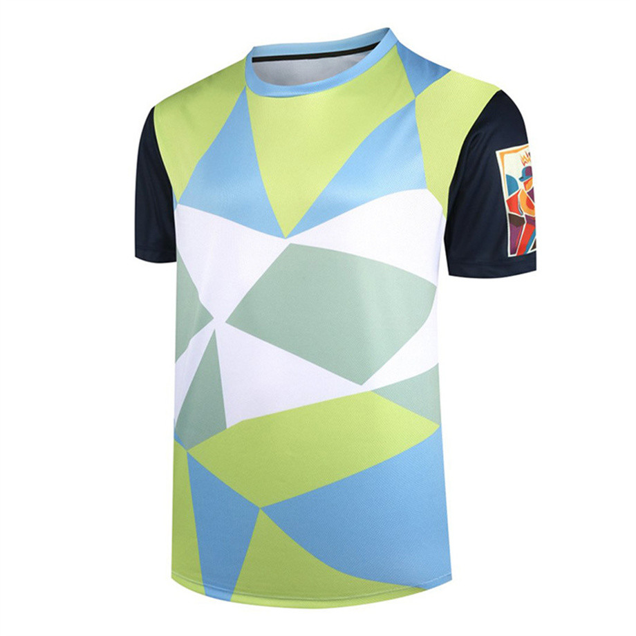 Customized Sublimation Quick-drying Short-sleeved T-shirt Sports Competition Round Neck Top Digital Printing Gift Cultural Shirt T-Shirt