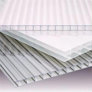 Quality Sunroof Twin Wall Multiwall Polycarbonate Hollow Sheet Customized for sale