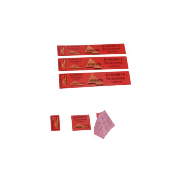 Custom Tamper Evident Label Tape Blank Security Packing Stickers