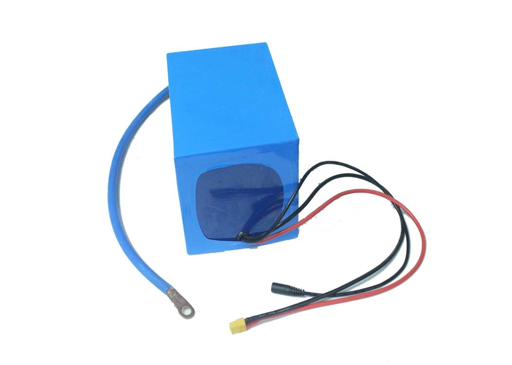 Quality Blue Lithium Ion Battery For Motorcycle Lifepo4 36v 50v Charger For UPS for sale