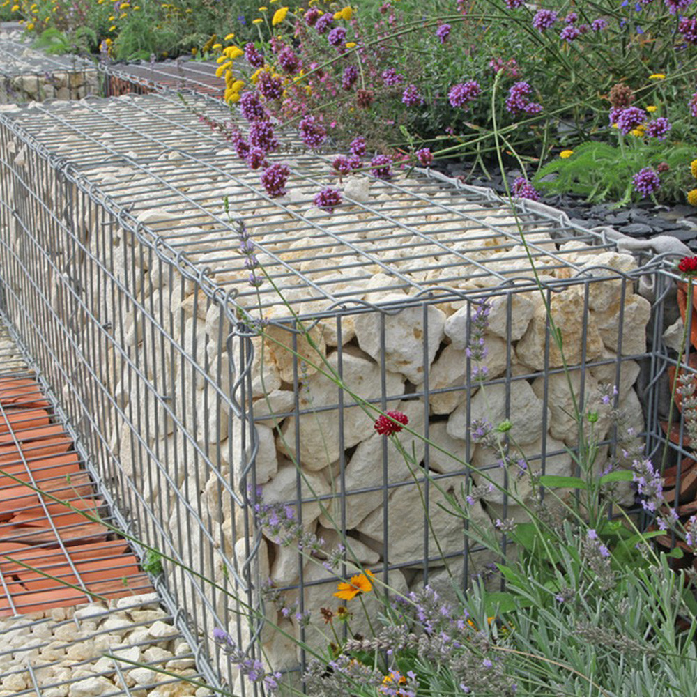 Stack Lock Plant Transform Welded Gabion Wall Baskets Into Sculptural Green Barriers