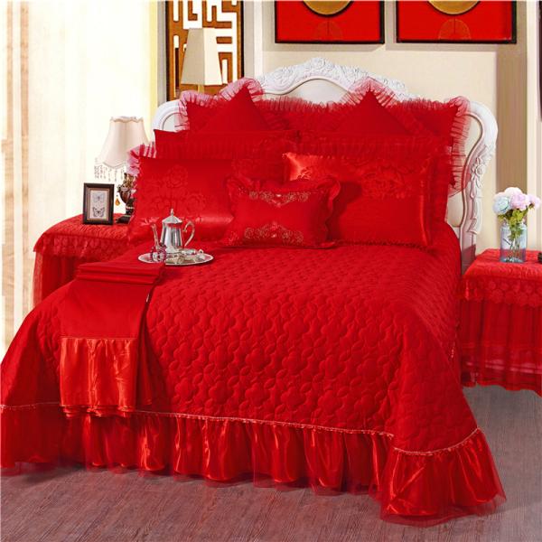 Modern Style 100% Organic Cotton Quilt Home Sheet Sets Comforter Bed Sheet 8 pcs Set Bed Cover PVC Bag